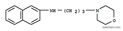Molecular Structure of 93762-06-2 (N-[3-(morpholino)propyl]naphthalen-2-amine)