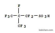 Molecular Structure of 93762-09-5 (1,1,2,3,3,3-hexafluoro-2-(trifluoromethyl)propanesulphonic acid)