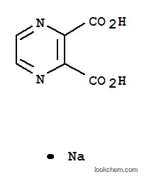 Molecular Structure of 93778-20-2 (sodium hydrogen pyrazine-2,3-dicarboxylate)
