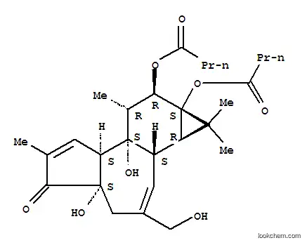 Molecular Structure of 93781-54-5 (4ALPHA-PHORBOL 12,13-DIBUTYRATE)