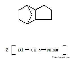 Molecular Structure of 93962-81-3 (4,7-Methano-1H-indene-5,?-dimethanamine,octahydro-N,N'-dimethyl- (9CI))
