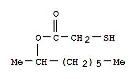 Acetic acid,2-mercapto-, 1-methylheptyl ester