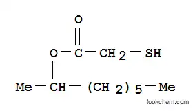 Molecular Structure of 93981-31-8 (1-methylheptyl mercaptoacetate)