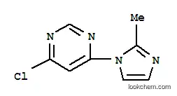 Molecular Structure of 941294-31-1 (4-Chloro-6-(2-methyl-1H-imidazol-1-yl)pyrimidine)