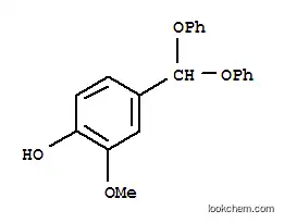 Molecular Structure of 94134-78-8 (4-(diphenoxymethyl)-2-methoxyphenol)