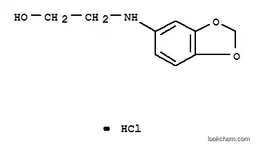 Molecular Structure of 94158-14-2 (N-(2-Hydroxyethyl)-3,4-methylenedioxyaniline hydrochloride)