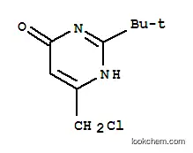 Molecular Structure of 94171-08-1 (2-(TERT-BUTYL)-6-(CHLOROMETHYL)PYRIMIDIN-4-OL)