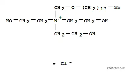 Molecular Structure of 94248-85-8 (tris(2-hydroxyethyl)-[(octadecyloxy)methyl]ammonium chloride)