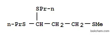 Molecular Structure of 94696-48-7 (3-(Methylthio)-1,1-bis(propylthio)propane)