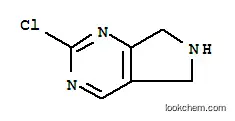Molecular Structure of 954232-71-4 (2-Chloro-6,7-dihydro-5H-pyrrolo[3,4-d]pyrimidine)