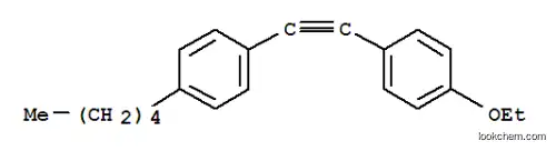Molecular Structure of 95480-29-8 (1-(4-ETHOXYPHENYL)-2-(4-N-PENTYLPHENYL)-ACETYLENE)