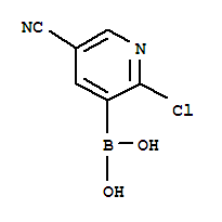 Boronic acid,B-(2-chloro-5-cyano-3-pyridinyl)-