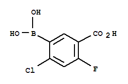 5-Borono-4-chloro-2-fluorobenzoic acid