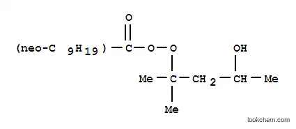 Molecular Structure of 95718-78-8 (1,1-Dimethyl-3-hydroxybutyl peroxyneodecanoate)
