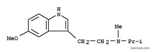 Molecular Structure of 96096-55-8 (1H-Indole-3-ethanamine,5-methoxy-N-methyl-N-(1-methylethyl)-)