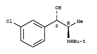 Benzenemethanol,3-chloro-a-[(1R)-1-[(1,1-dimethylethyl)amino]ethyl]-,(aS)-rel-