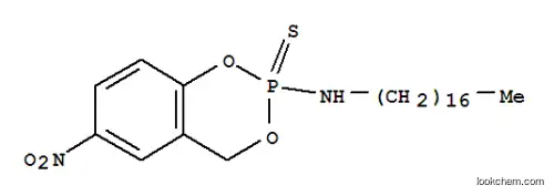 Molecular Structure of 99300-62-6 (N-Heptadecyl-6-nitro-4H-1,3,2-benzodioxaphosphorin-2-amine 2-sulfide)