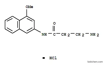 Molecular Structure of 100900-08-1 (H-BETA-ALA-4M-BETANA HCL)