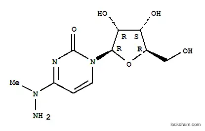 Molecular Structure of 100997-68-0 (4-(1-methylhydrazinyl)-1-(beta-D-ribofuranosyl)pyrimidin-2(1H)-one)