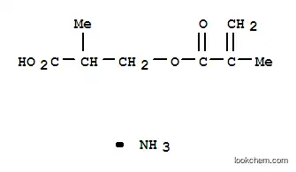 Molecular Structure of 101012-78-6 (ammonium 2-carboxylatopropyl methacrylate)