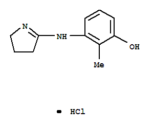 Phenol,3-[(3,4-dihydro-2H-pyrrol-5-yl)amino]-2-methyl-, hydrochloride (1:1)