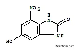 Molecular Structure of 101084-01-9 (2,5-Benzimidazolediol,7-nitro-(6CI))