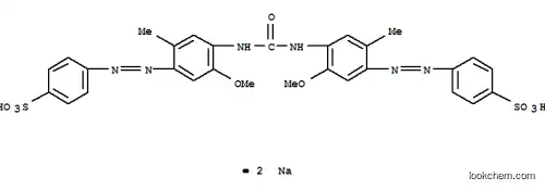 Molecular Structure of 10114-63-3 (4,4'-[Carbonylbis[imino(5-methoxy-2-methyl-4,1-phenylene)azo]]bis(benzenesulfonic acid)disodium salt)
