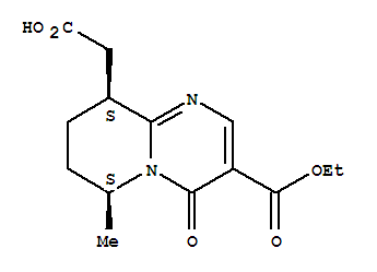 4H-Pyrido[1,2-a]pyrimidine-9-aceticacid, 3-(ethoxycarbonyl)-6,7,8,9-tetrahydro-6-methyl-4-oxo-, (6R,9R)-rel-