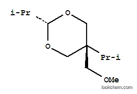 Molecular Structure of 101198-15-6 (5-(methoxymethyl)-2,5-di(propan-2-yl)-1,3-dioxane)
