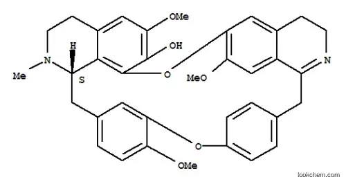 Molecular Structure of 101219-59-4 (2H,16H-6,9-Etheno-1,24:11,15-dimethenopyrido[2',3':17,18][1,11]dioxacycloheneicosino[2,3,4-ij]isoquinolin-22-ol,3,5,16a,17,18,19-hexahydro-12,21,25-trimethoxy-17-methyl-, (16aS)- (9CI))
