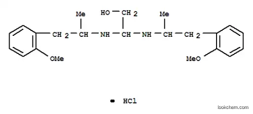 Molecular Structure of 101221-49-2 (2,2-bis{[2-(2-methoxyphenyl)-1-methylethyl]amino}ethanol hydrochloride)