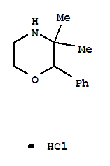 Morpholine,3,3-dimethyl-2-phenyl-, hydrochloride (1:1) cas  1013-67-8