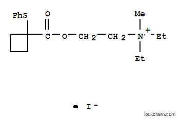N,N-diethyl-N-methyl-2-({[1-(phenylsulfanyl)cyclobutyl]carbonyl}oxy)ethanaminium iodide