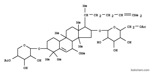 (4R,7R,8xi,9alpha,16alpha)-1-[(4-O-acetyl-beta-D-xylopyranosyl)oxy]-7-methoxy-9,10,14-trimethyl-4,9-cyclo-9,10-secocholesta-5,24-dien-16-yl 6-O-acetyl-beta-D-glucopyranoside