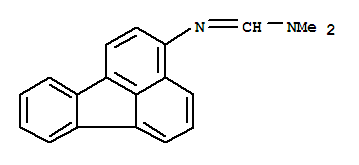 Molecular Structure of 101398-61-2 (Methanimidamide,N'-3-fluoranthenyl-N,N-dimethyl-)