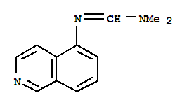 Molecular Structure of 101398-66-7 (Methanimidamide,N'-5-isoquinolinyl-N,N-dimethyl-)