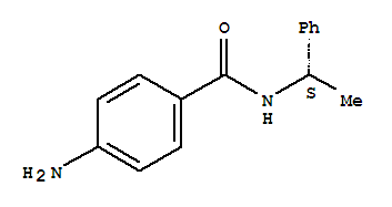 Molecular Structure of 101401-82-5 (Benzamide,4-amino-N-[(1S)-1-phenylethyl]-)
