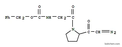 Molecular Structure of 101412-97-9 (N-benzyloxycarbonylglycyl-proline diazomethyl ketone)