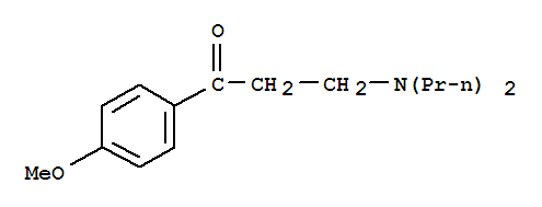3-(DIPROPYLAMINO)-1-(4-METHOXYPHENYL)PROPAN-1-ONE HYDROCHLORIDE