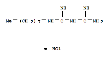 Imidodicarbonimidicdiamide, N-octyl-, hydrochloride (1:1)(101491-44-5)