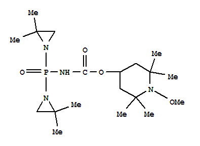 (1-methoxy-3,3,5,5-tetramethylpiperidin-4-yl)N-bis(2,2-dimethylaziridin-1-yl)phosphorylcarbamate