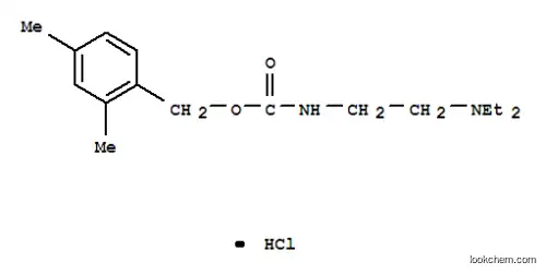 Molecular Structure of 101491-60-5 (2-({[(2,4-dimethylbenzyl)oxy]carbonyl}amino)-N,N-diethylethanaminium chloride)