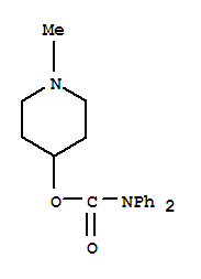 1-methylpiperidin-4-yl diphenylcarbamate