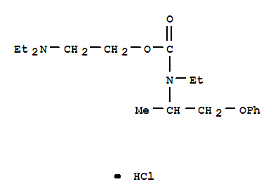 diethyl-[2-[ethyl(1-phenoxypropan-2-yl)carbamoyl]oxyethyl]azaniumchloride