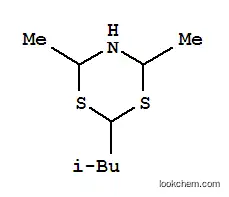 Molecular Structure of 101517-87-7 (2-Isobutyl-4,6-dimethyldihydro-4H-1,3,5-dithiazine)