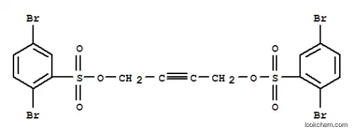 Molecular Structure of 10154-82-2 (but-2-yne-1,4-diyl bis(2,5-dibromobenzenesulfonate))