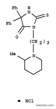 Molecular Structure of 101564-67-4 (3-[3-(2-methylpiperidin-1-yl)propyl]-5,5-diphenyl-2-thioxoimidazolidin-4-one hydrochloride)