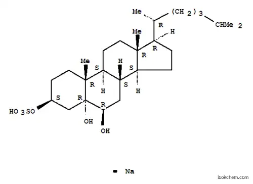 Molecular Structure of 10157-93-4 (3β-(Sodiosulfooxy)-5α-cholestane-5,6β-diol)
