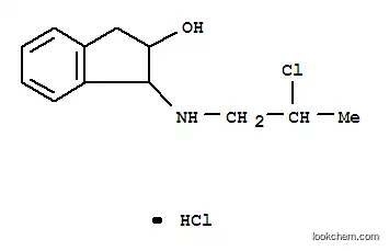Molecular Structure of 1016-21-3 (1-[(2-chloropropyl)amino]-2,3-dihydro-1H-inden-2-ol)