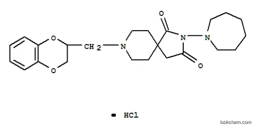 2-(azepan-1-yl)-8-(2,3-dihydro-1,4-benzodioxin-2-ylmethyl)-2,8-diazaspiro[4.5]decane-1,3-dione hydrochloride (1:1)
